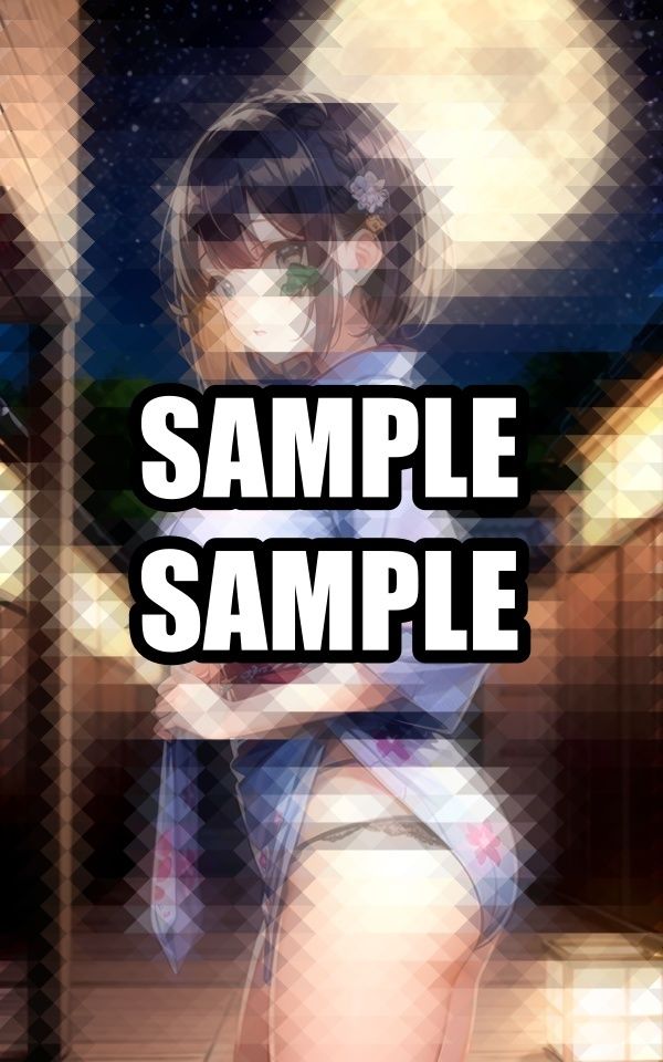 サンプル画像3:月明かりの着物美女イラスト集(AIラボラボ) [d_509638]