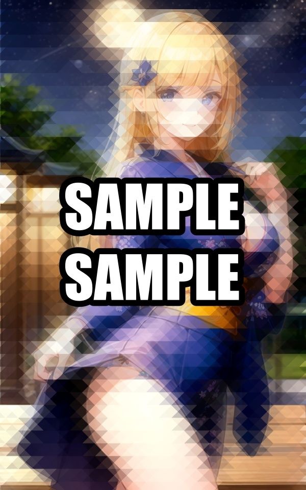 サンプル画像6:月明かりの着物美女イラスト集(AIラボラボ) [d_509638]