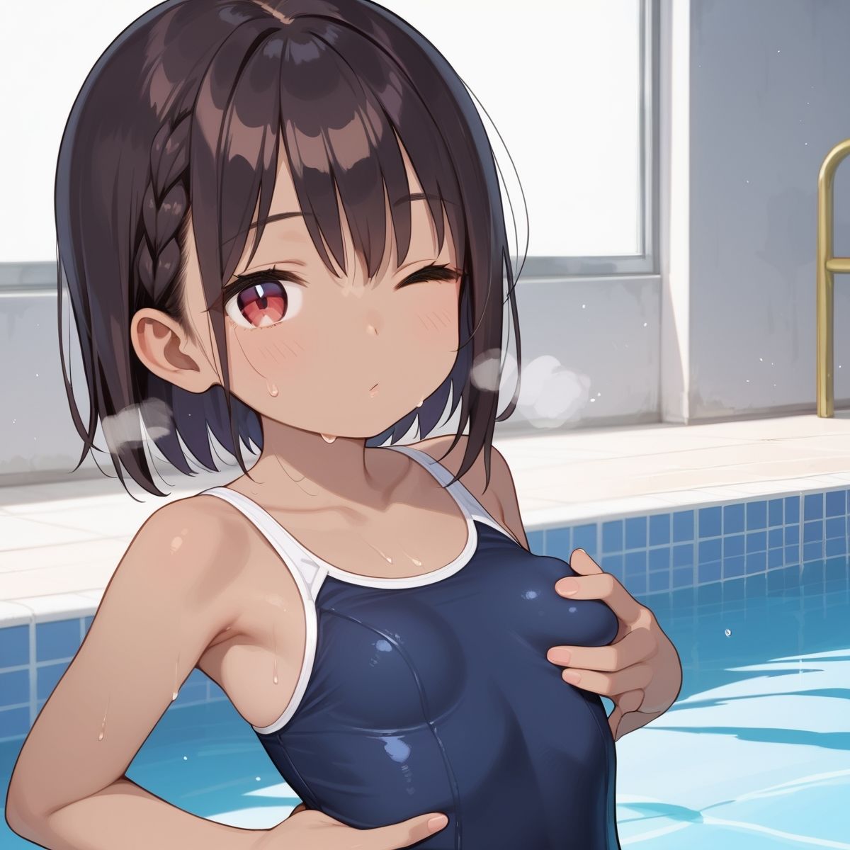 ●リギャルパコってみた。〜貧乳スク水編〜【厳選画像221枚！】Vol.77