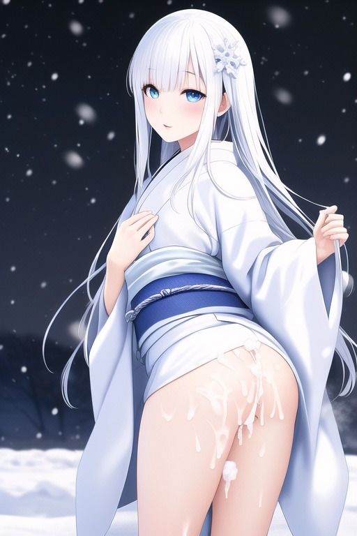 雪女様に熱いぶっかけ 画像3