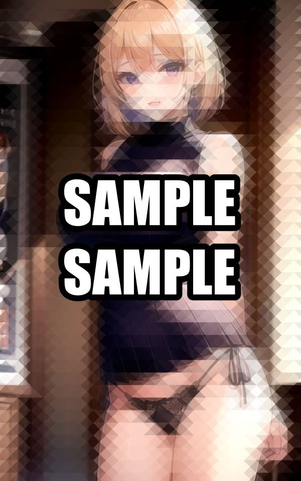 サンプル画像6:ノースリーブセーター美女イラスト集(ぽんぽこ) [d_510142]