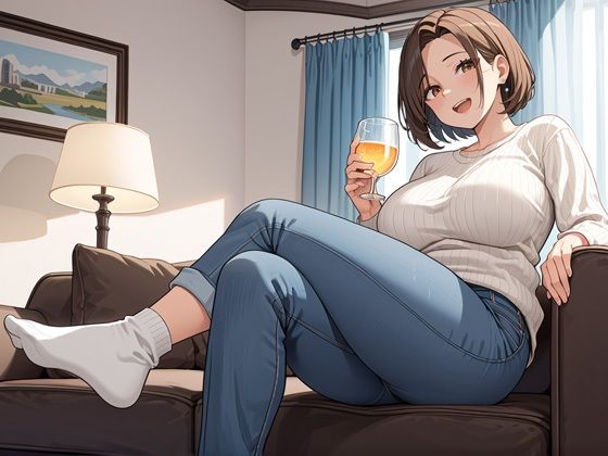 憧れの隣の爆乳お姉さんがビッチだった話 画像1