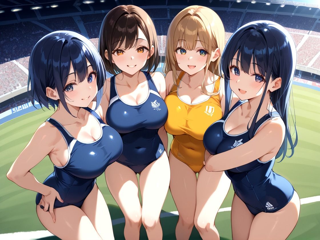 巨乳学園スク水孕ませ6