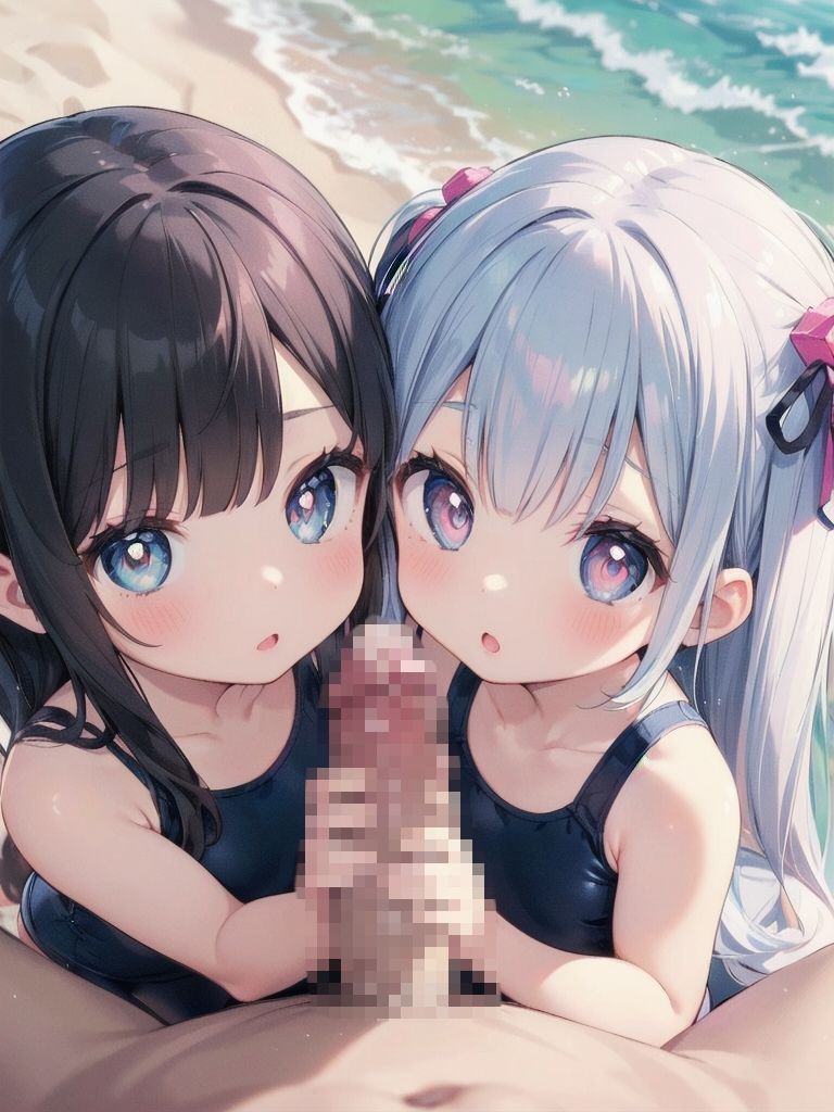 スク水の女の子とえっち5 画像1