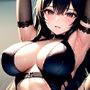 開脚のボンテージ美女イラスト集