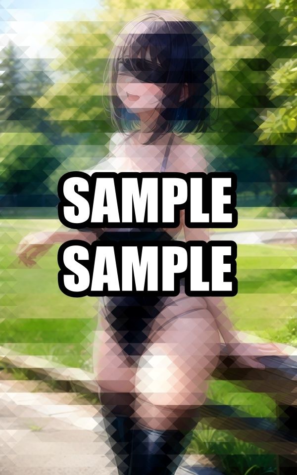 お散歩する目隠し美女イラスト集 画像5