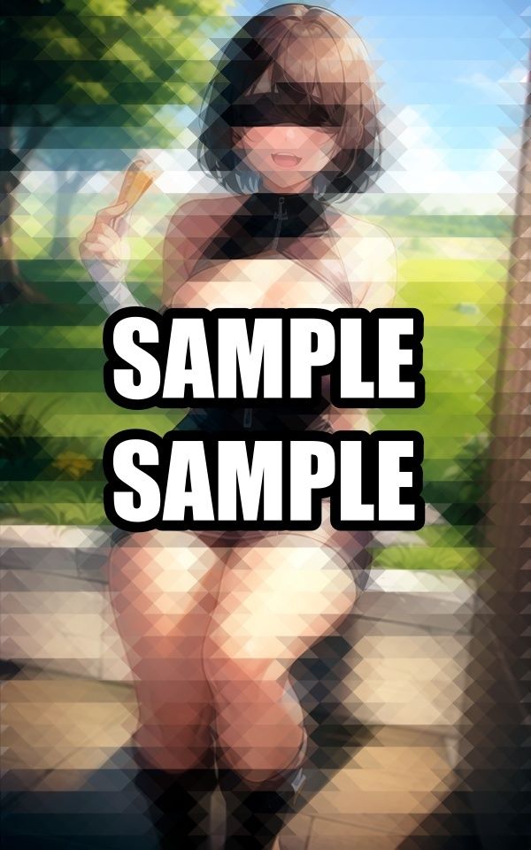 お散歩する目隠し美女イラスト集 画像7