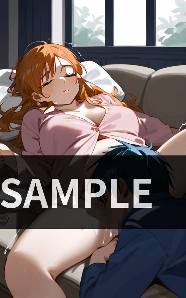 サンプル画像1:無防備にお酒を飲んで寝ちゃう 親戚の叔母さんの マン汁をいつも味わってます。(セクシーアイズ) [d_511123]