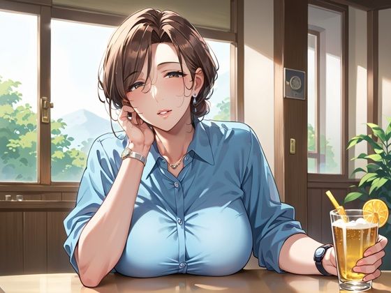 爆乳上司が唾液いっぱいの口で僕のアソコを舐め回してくる2