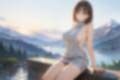 こんなカッコで山登り！  横乳丸出し山ガール 画像2