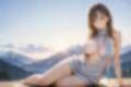 こんなカッコで山登り！  横乳丸出し山ガール 画像5