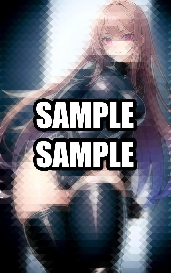 無表情ラバースーツ美女 イラスト集 画像4