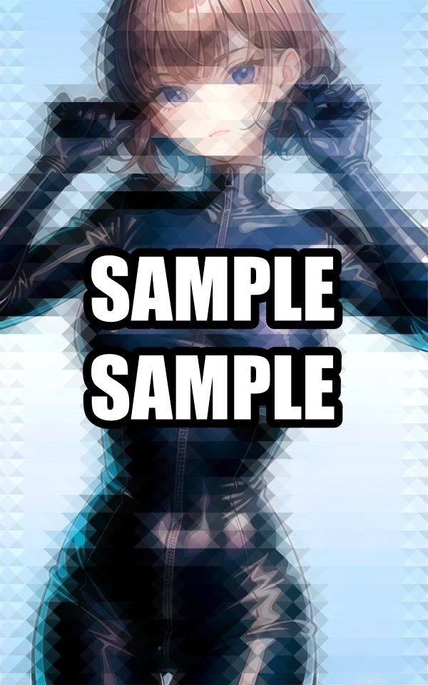 無表情ラバースーツ美女 イラスト集 画像7