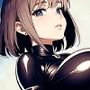 無表情ラバースーツ美女 イラスト集