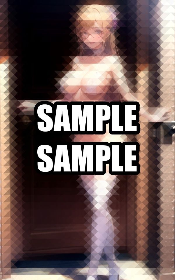 サンプル画像6:露出が好きなメガネ美女イラスト集(ろんろん) [d_511422]