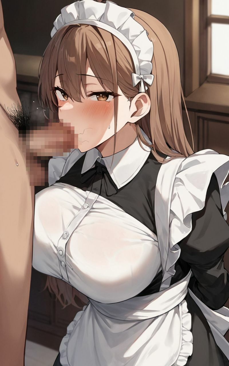 巨乳人妻 メイドのご奉仕 画像2