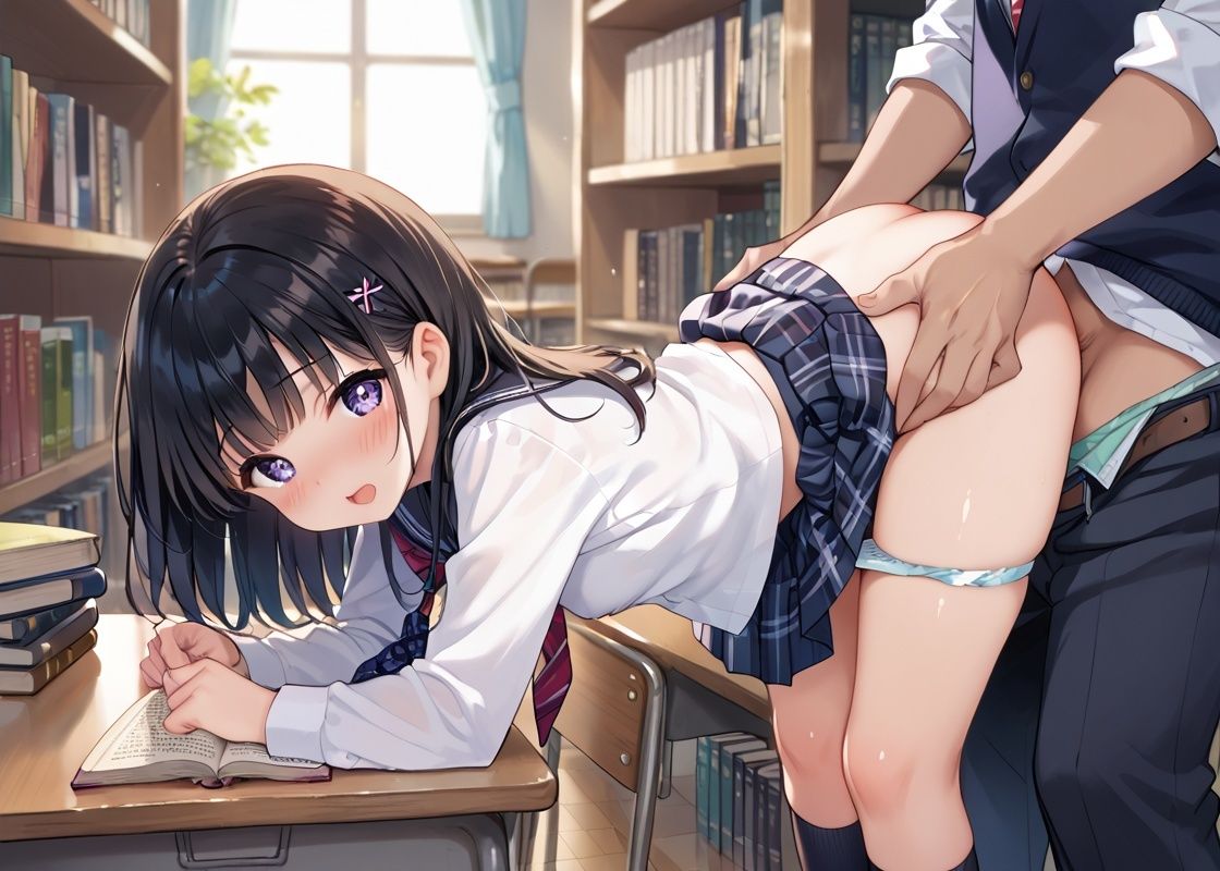 ちっぱいと身体の関係がバレて思い切って学校でエッチしてみた 画像5