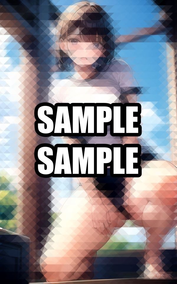 サンプル画像2:準備運動をするむっちり美女イラスト集(ぽんぽこ) [d_512041]