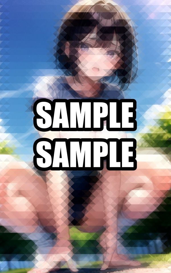 サンプル画像4:準備運動をするむっちり美女イラスト集(ぽんぽこ) [d_512041]