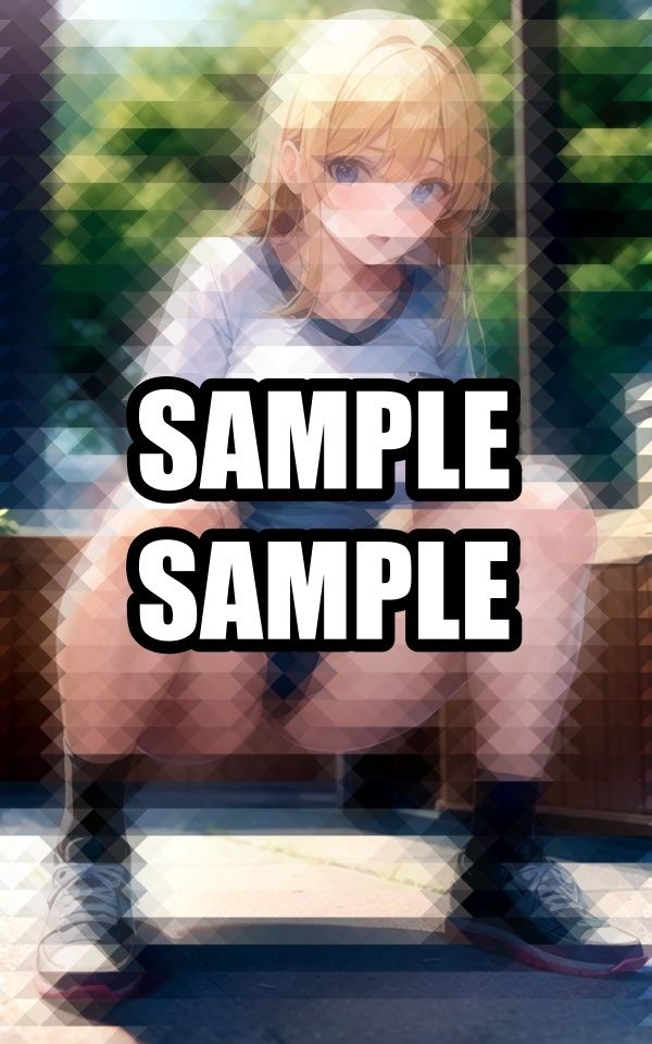 サンプル画像5:準備運動をするむっちり美女イラスト集(ぽんぽこ) [d_512041]