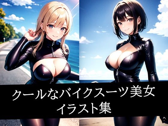クールなバイクスーツ美女イラスト集【のろのろ】