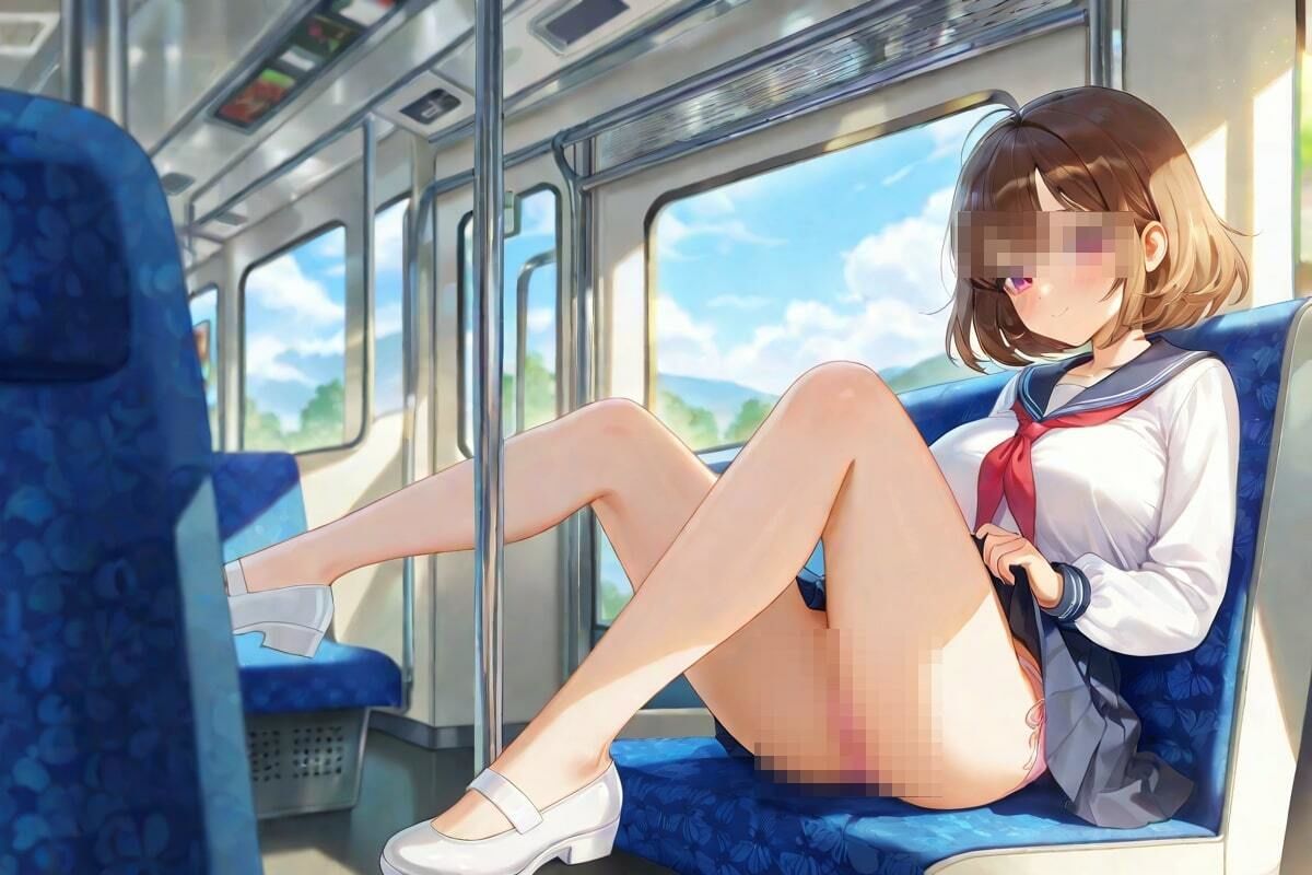 いつものバスでパンチラ美女！ 画像3