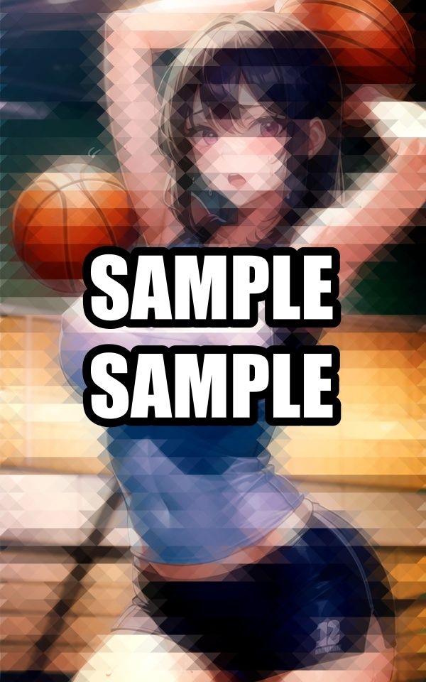 サンプル画像2:バスケをする僕の彼女(たぬき) [d_513325]