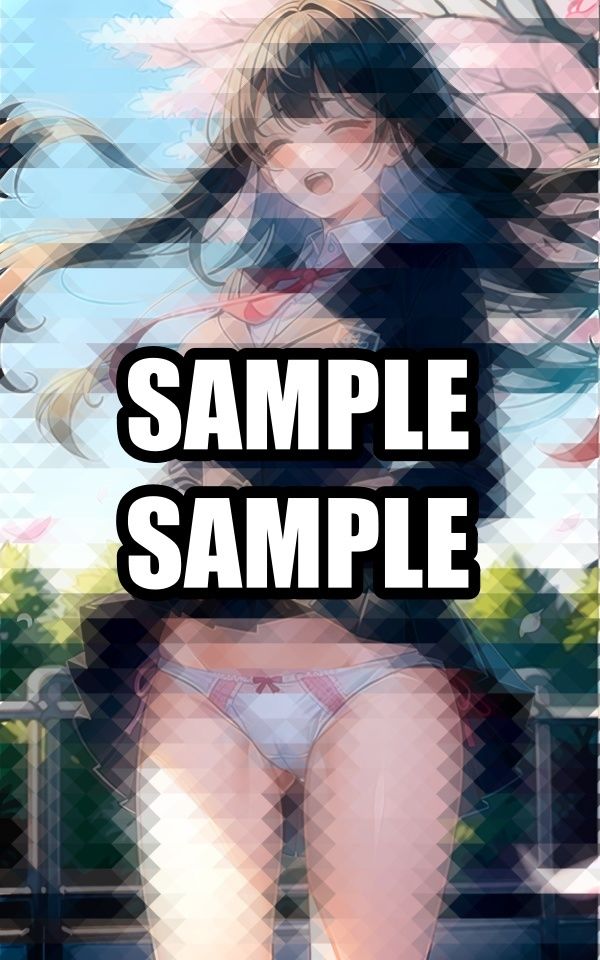 サンプル画像4:風が強い日の僕の彼女(たぬき) [d_513328]