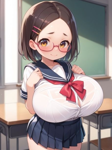 【画像357枚】爆乳メガネっ娘といちゃらぶエッチ 画像4