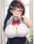 【画像357枚】爆乳メガネっ娘といちゃらぶエッチ 画像8