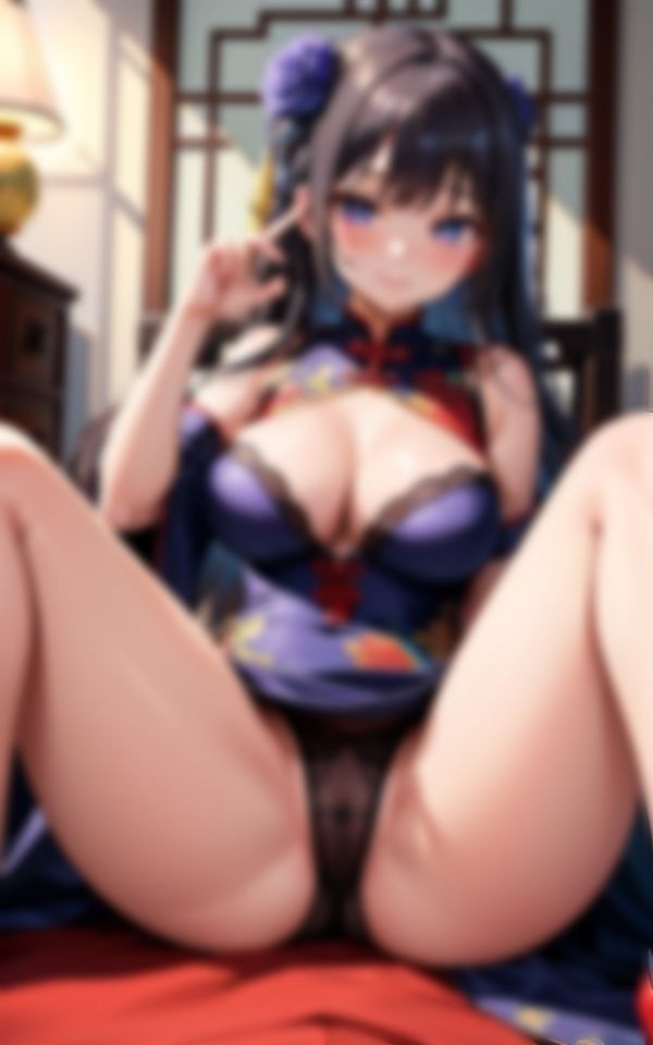 エチエチなチャイナドレスで誘惑してくる淫乱爆乳美女コレクション 画像5