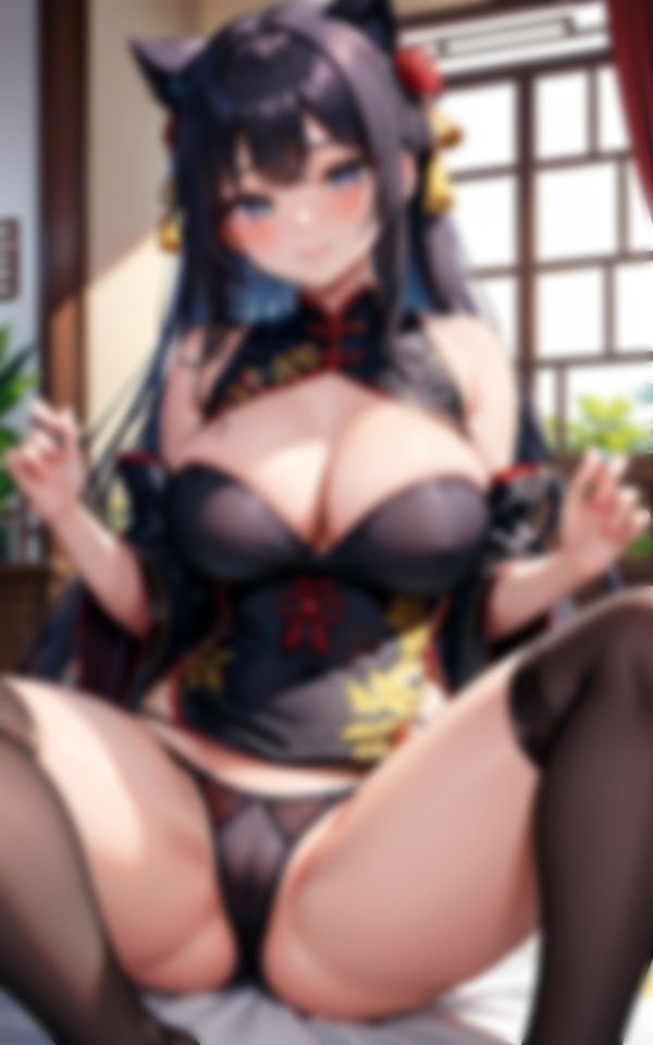 エチエチなチャイナドレスで誘惑してくる淫乱爆乳美女コレクション 画像7