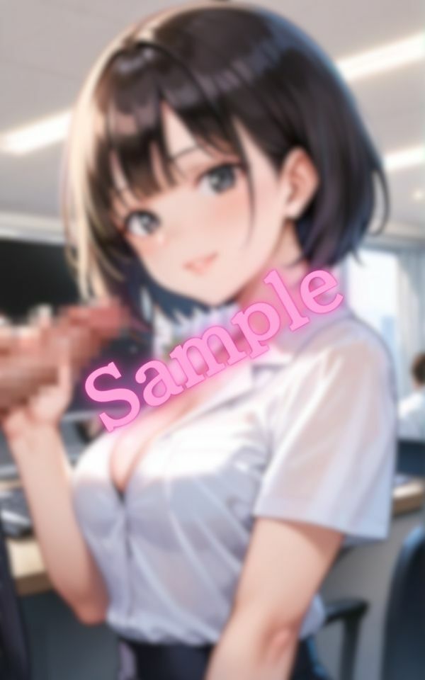 サンプル画像2:ムラムラOLさんは職場の中でも性欲を満たしたい(レモンレモン) [d_513803]