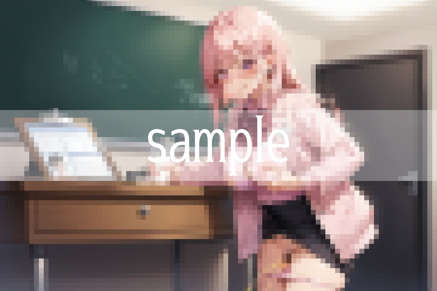 サンプル画像3:Hな受付嬢…わたしのウェルカムドリンクをどうぞっ(ぷにめにあん) [d_513864]