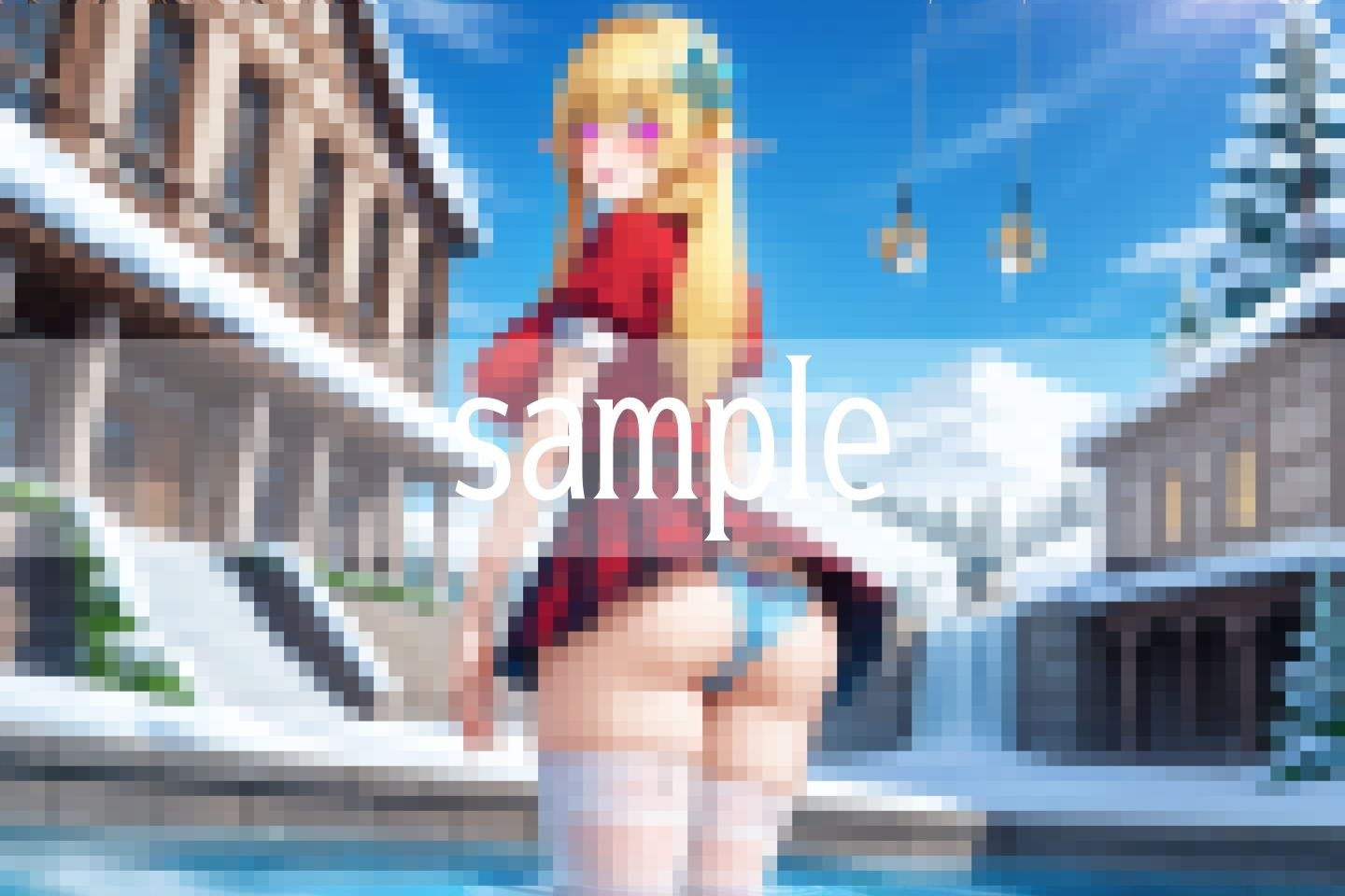 サンプル画像3:可愛いパンツのエルフたちのパンチラ写真(ぱんぱんぼうぼう) [d_513868]