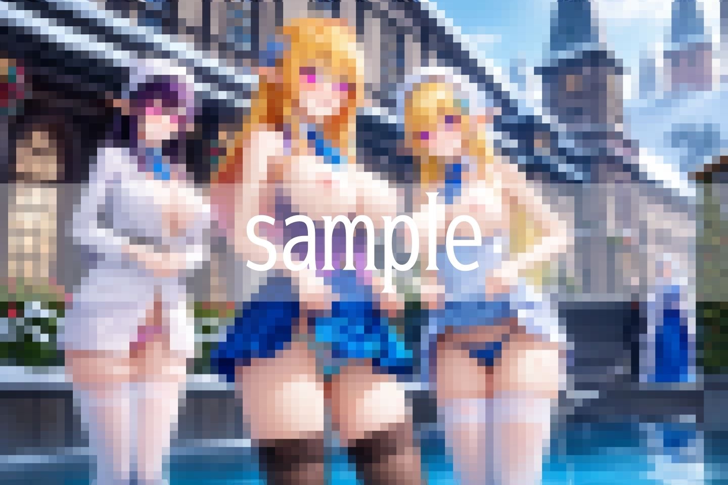 サンプル画像4:可愛いパンツのエルフたちのパンチラ写真(ぱんぱんぼうぼう) [d_513868]