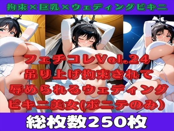 【微エロ】フェチコレVol.24吊り上げ拘束されて辱められるウェディングビキニの人妻（黒髪ポニテのみ）【総枚数250枚】