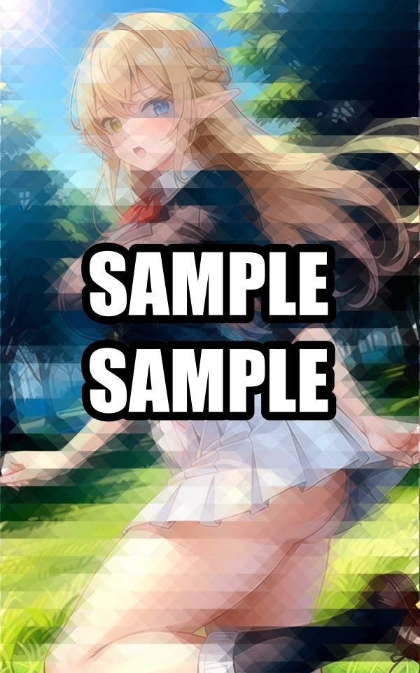 制服姿のエルフさん 画像3