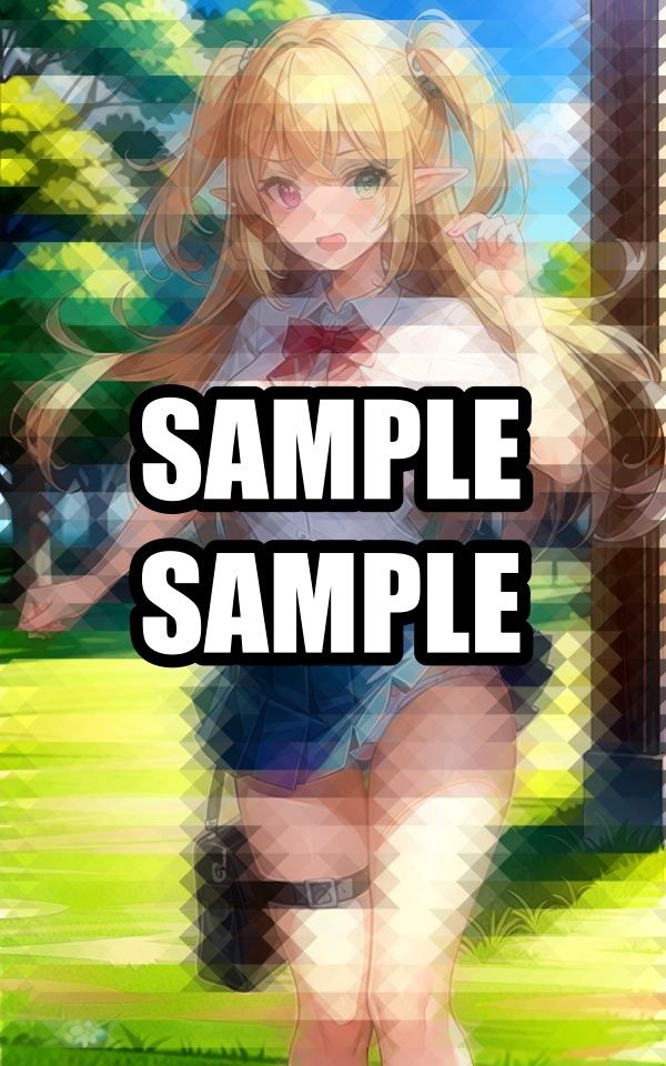 制服姿のエルフさん 画像4