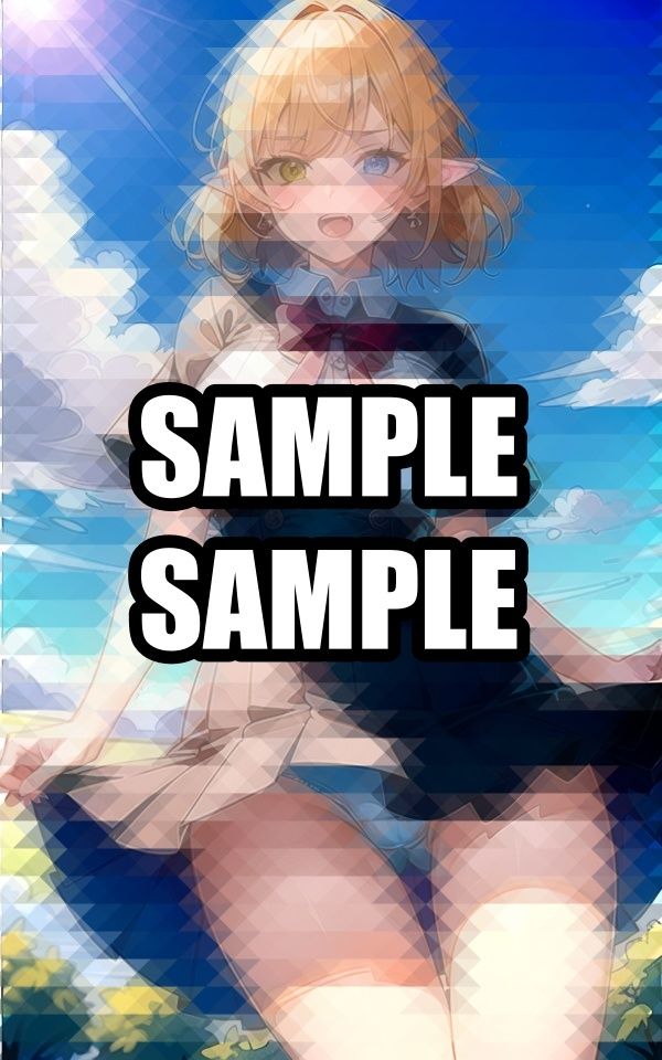 制服姿のエルフさん 画像6