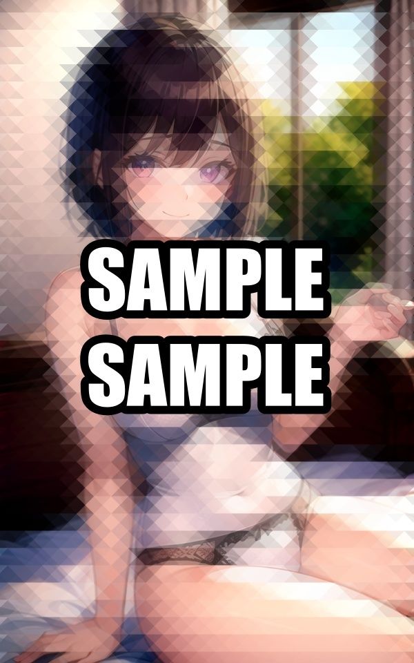 サンプル画像5:ベッドの開脚美女イラスト集(ぽっけぽけ) [d_513928]