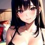 ベッドの開脚美女イラスト集