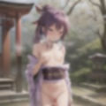 はれのひ  着物で露出  紫髪ちゃん編 画像2