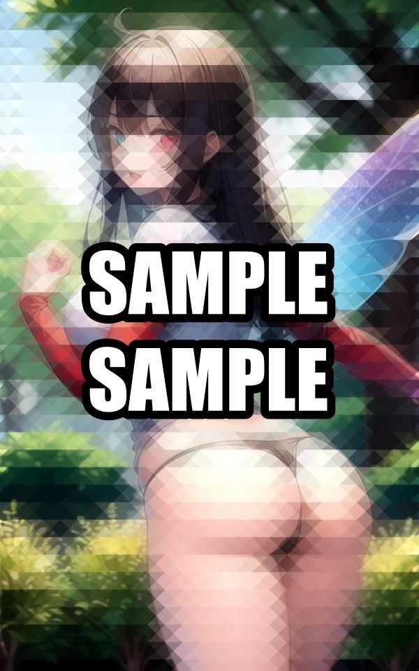 サンプル画像5:お尻が見えてるエルフさん(のろのろ) [d_513944]