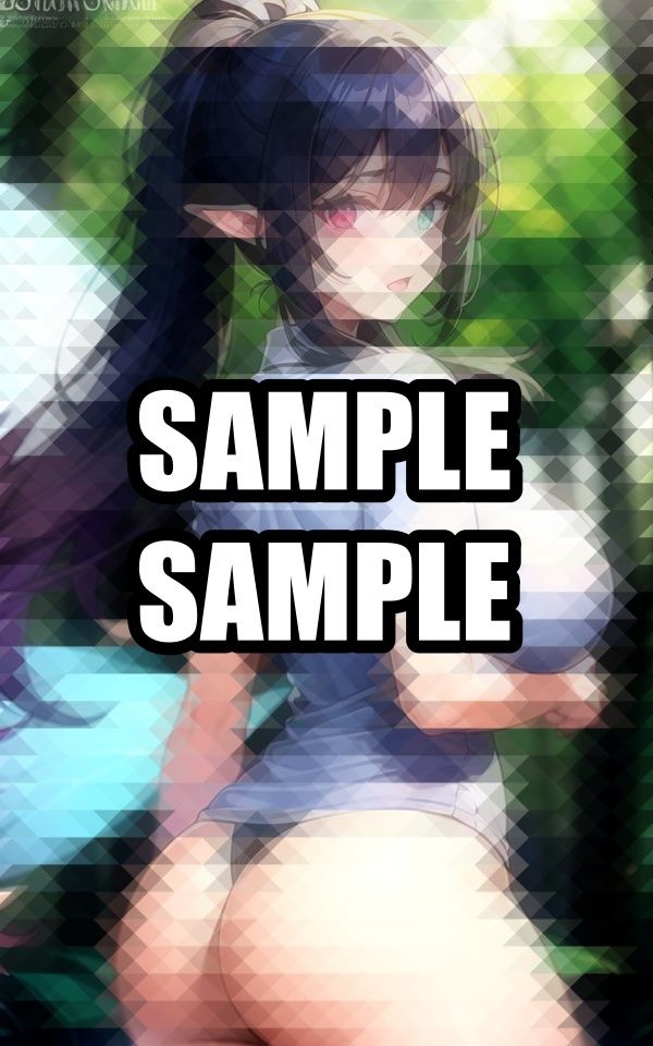 お尻が見えてるエルフさん 画像7