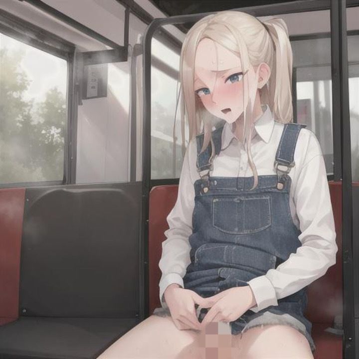 サンプル画像4:オーバーオール露出  金髪ちゃん編(まんまんちん) [d_513992]