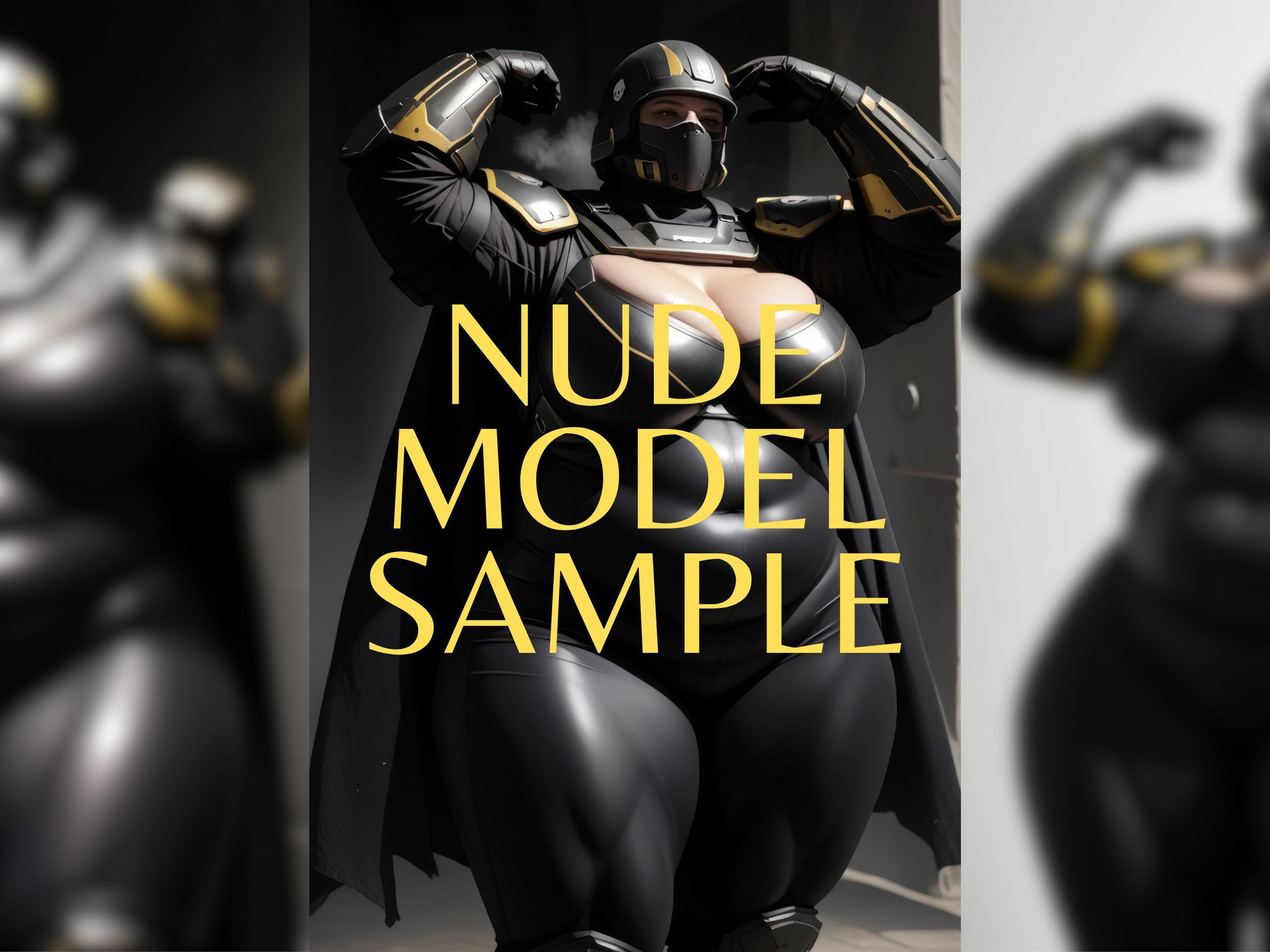 NIKUKAN NUDE MODEL_vol.24_ガチムチ体型_スーパーアースの守護者 画像4