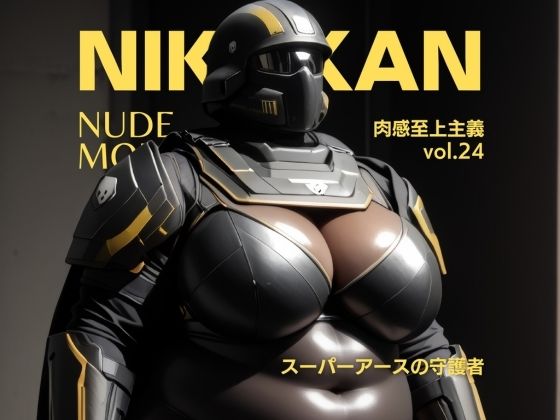 縦向き 2862＊4183【NIKUKANNUDEMODEL_vol.24_ガチムチ体型_スーパーアースの守護者】