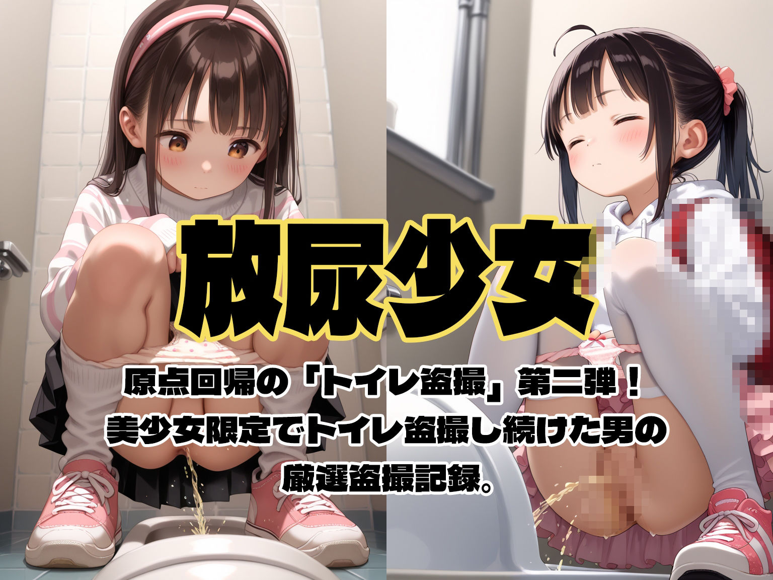 【270枚】放尿少女〜トイレ盗撮2〜1