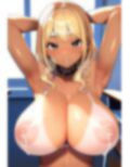 日焼け跡の母乳ギャル 画像2